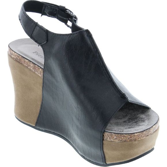 Pierre Dumas Hester-14 Black Womens sandals 8.5 NEW - Picture 6 of 7